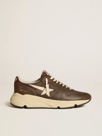 Running Sole in nylon e pelle con stella in TPU e linguetta sul tallone in nabuk