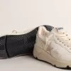 Running Sole LTD da donna in nappa con stella in pelle scamosciata e linguetta dorata sul tallone Running Sole LTD da donna in nappa con stella in pelle scamosciata e linguetta dorata sul tallone