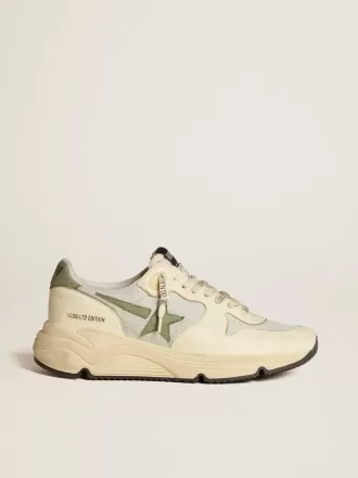 Running Sole LTD da donna in nylon e nappa con stella in nabuk e linguetta sul tallone