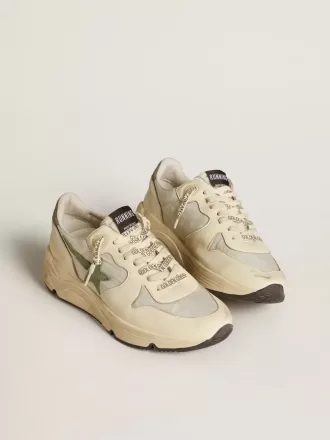 Running Sole LTD da donna in nylon e nappa con stella in nabuk e linguetta sul tallone