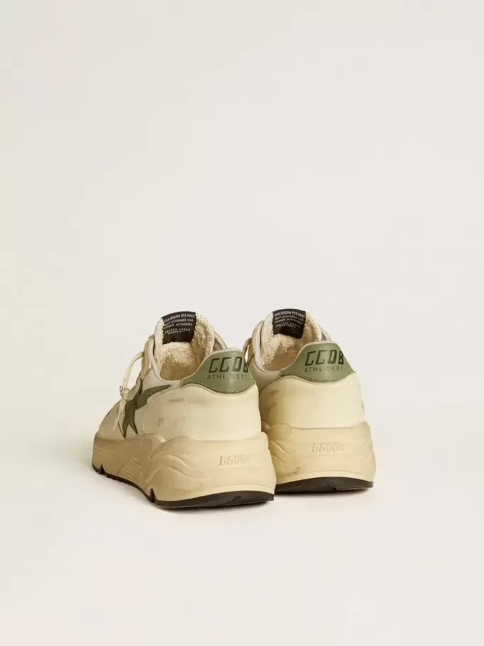 Running Sole LTD da uomo in nylon e nappa con stella in nabuk e linguetta sul tallone