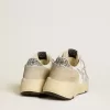 Running Sole LTD in mesh con stella in pelle e tallone glitterato