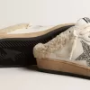 Sabot Ball Star con stella glitterata e fodera in shearling