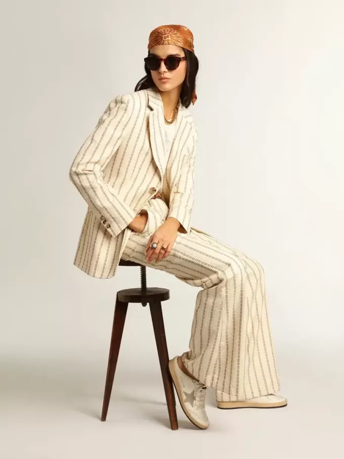 Sabot Ball Star in pelle nappa con stella in camoscio grigio ghiaccio