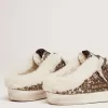 Sabot Super-Star da donna con glitter e interno in shearling Sabot Super-Star da donna con glitter e interno in shearling