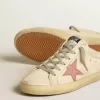 Sabot Super-Star da donna in nappa con stella in pelle rosa Sabot Super-Star da donna in nappa con stella in pelle rosa