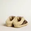 Sabot Super-Star glitterati con stella marrone e fodera in shearling Sabot Super-Star glitterati con stella marrone e fodera in shearling