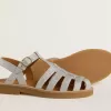 Sandali Maxime Junior in micro glitter argento