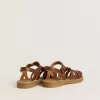 Sandali Maxime Young in pelle marrone