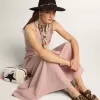 Sandali piatti da donna Margaret in pelle di pony con stampa leopardata Sandali piatti da donna Margaret in pelle di pony con stampa leopardata