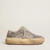 Scarpe da donna Space-Star in argento glitterato con fodera in shearling Scarpe da donna Space-Star in argento glitterato con fodera in shearling