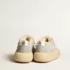 Scarpe Space-Star da uomo in pelle scamosciata grigio ghiaccio con fodera in shearling