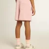 Shorts da bambina rosa con stella bianca Shorts da bambina rosa con stella bianca