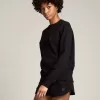 Shorts da donna neri con stella tono su tono