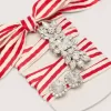 Skin Lacci a righe rosse e beige “Playful” con due charm applicati