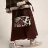 Slide da donna con tomaia in pelle laminata e glitter argento Slide da donna con tomaia in pelle laminata e glitter argento