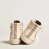 Slide LTD da donna in pelle nappa rosa con stella bianca e inserti Swarovski Slide LTD da donna in pelle nappa rosa con stella bianca e inserti Swarovski