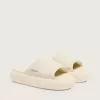 Slip-on Space-Star Slide da uomo in pelle bianca