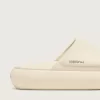 Slip-on Space-Star Slide da uomo in pelle bianca