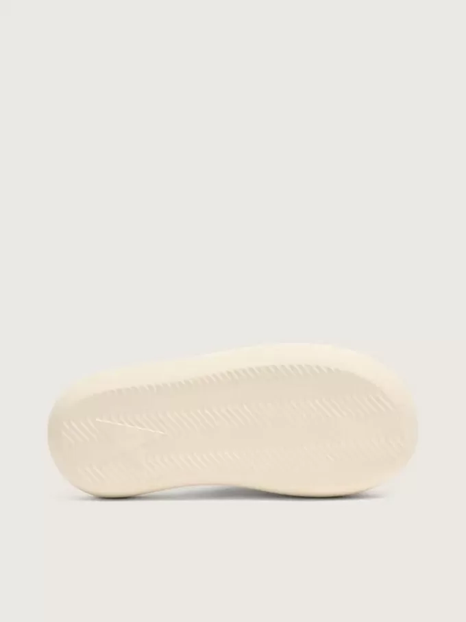 Slip-on Space-Star Slide da uomo in pelle bianca