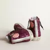 Sneakers Francy con paillettes e scritta a mano sulla suola
