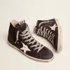 Sneakers Francy in pelle con stella e linguetta sul tallone in pelle Sneakers Francy in pelle con stella e linguetta sul tallone in pelle