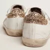 Sneakers Old School da donna con stella dorata in pelle laminata Sneakers Old School da donna con stella dorata in pelle laminata
