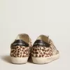 Sneakers Old School LTD da donna in pelle di pony con stella argentata e linguetta in pelle sul tallone Sneakers Old School LTD da donna in pelle di pony con stella argentata e linguetta in pelle sul tallone