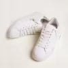 Sneakers Purestar da donna con linguetta sul tallone argentata glitterata Sneakers Purestar da donna con linguetta sul tallone argentata glitterata