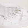 Sneakers Purestar da donna con linguetta sul tallone argentata glitterata Sneakers Purestar da donna con linguetta sul tallone argentata glitterata