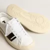 Sneakers sostenibili Yatay Model 1B con tomaia bianca a base biologica e Y nera Sneakers sostenibili Yatay Model 1B con tomaia bianca a base biologica e Y nera