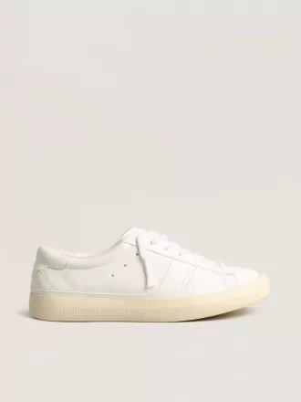Sneakers sostenibili Yatay Model 1B con tomaia bianca bio-based e Y bianca