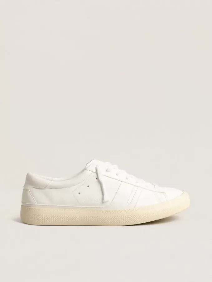 Sneakers sostenibili Yatay Model 1B con tomaia bianca bio-based e Y bianca