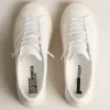 Sneakers sostenibili Yatay Model 1B con tomaia bianca bio-based e Y bianca