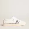 Sneakers sostenibili Yatay modello 1B con tomaia bianca a base biologica e glitter riciclato argento Y Sneakers sostenibili Yatay modello 1B con tomaia bianca a base biologica e glitter riciclato argento Y