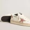 Sneakers Stardan con stella in pelle rosa testurizzata e tallone Sneakers Stardan con stella in pelle rosa testurizzata e tallone