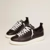 Sneakers Starter in pelle total black