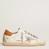 Sneakers Super-Star da uomo con stella in pelle scamosciata e linguetta marrone sul tallone Sneakers Super-Star da uomo con stella in pelle scamosciata e linguetta marrone sul tallone