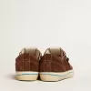 Sneakers V-Star LTD da uomo in pelle scamosciata marrone scuro con stella tono su tono