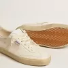 Soul Star da donna in nappa bianca con linguetta sul tallone in pelle bianca Soul Star da donna in nappa bianca con linguetta sul tallone in pelle bianca