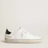 Soul Star da donna in pelle bianca con tallone in pelle nera