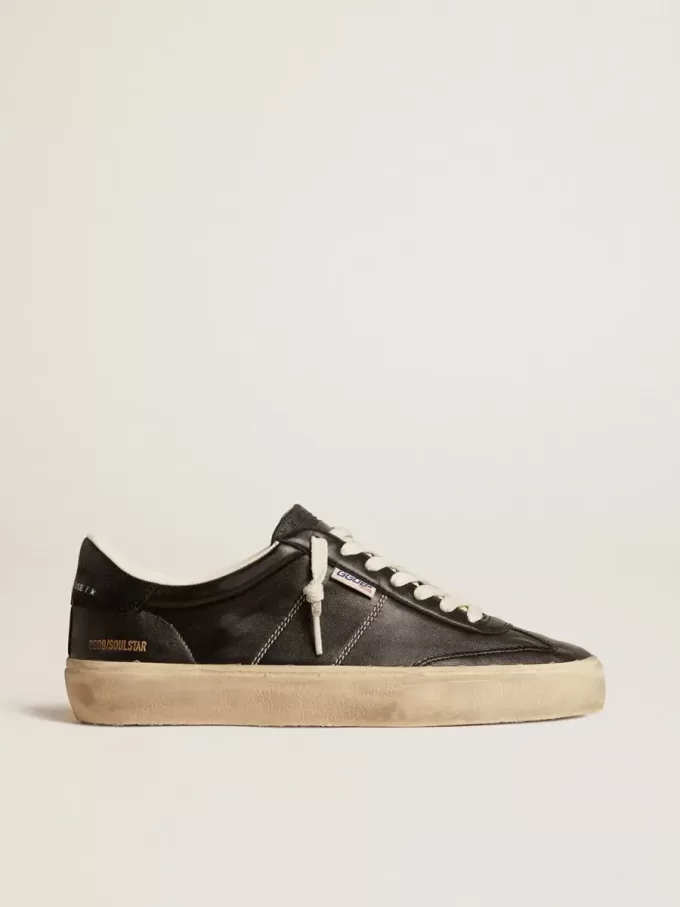 Soul Star da uomo in nappa bio-based nera
