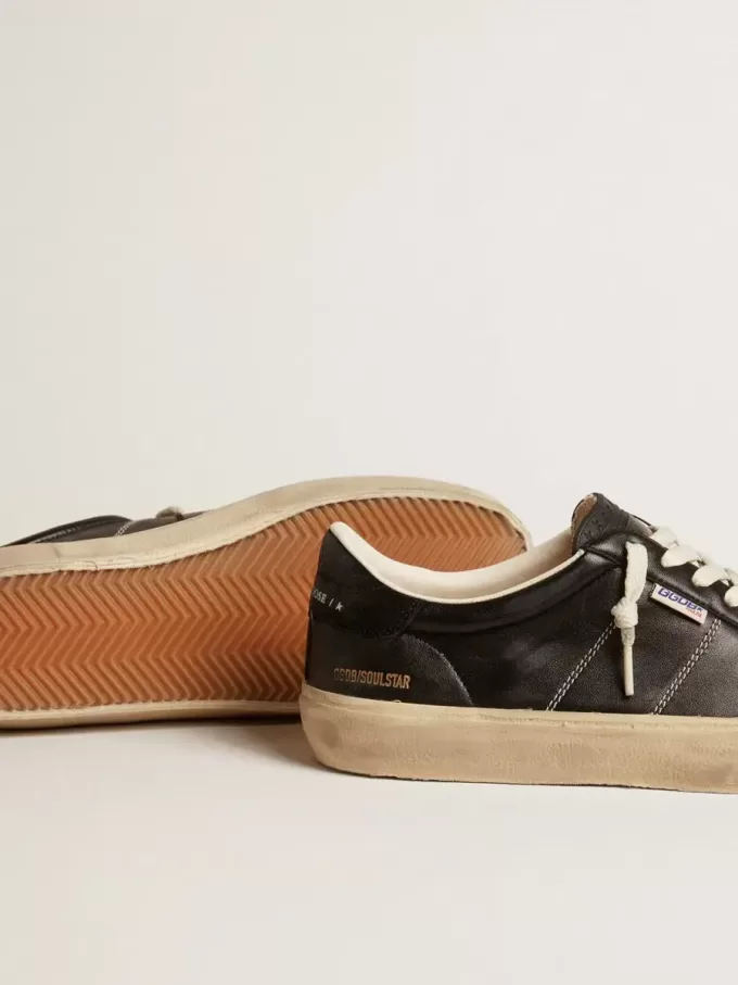 Soul Star da uomo in nappa bio-based nera