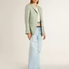 Soul Star in nappa bianca con linguetta sul tallone in pelle metallizzata argento Soul Star in nappa bianca con linguetta sul tallone in pelle metallizzata argento