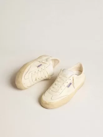 Soul Star in pelle nappa bianca con stella in pelle bianca