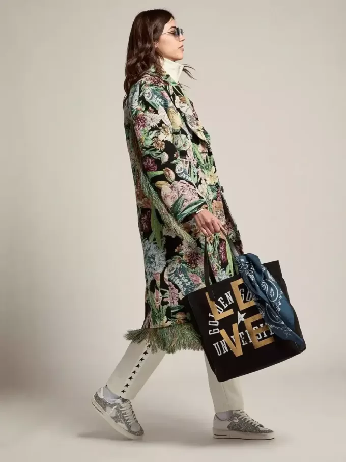 Stardan da donna in pelle bianca e glitter Stardan da donna in pelle bianca e glitter