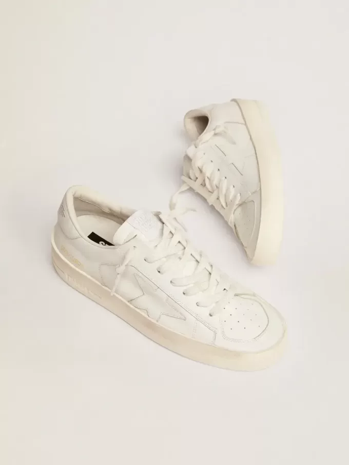 Stardan da donna in pelle total white Stardan da donna in pelle total white