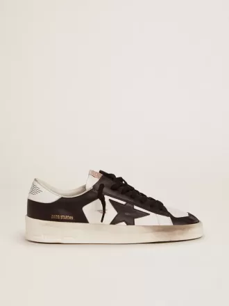 Stardan da uomo in pelle bianca e nera Stardan da uomo in pelle bianca e nera