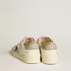Stardan da uomo in pelle e nylon con stella in pelle nera e linguetta sul tallone in nabuk
