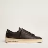 Stardan da uomo in pelle total black Stardan da uomo in pelle total black